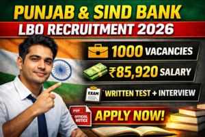 Punjab & Sind Bank Recruitment - Apply Online